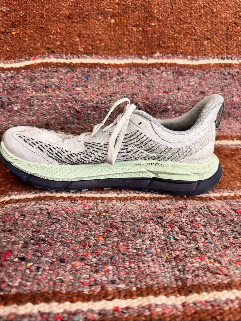 Hoka Women's Mafate Speed 4 Trail Mint Running Shoes Size 9.5